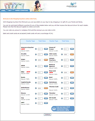 Blue Orchid Main Interface